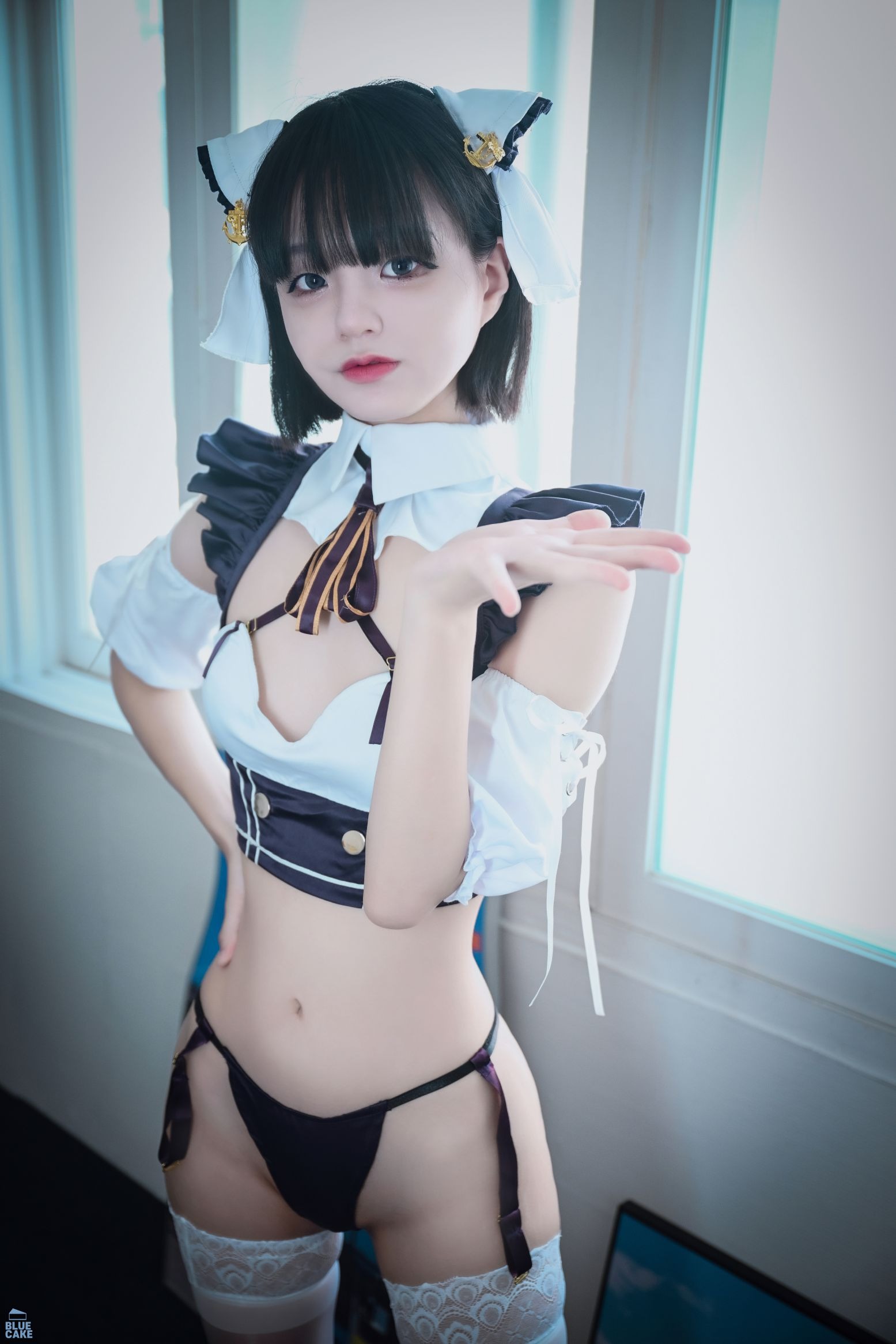 Bluecake -Jenny Maid Cosplay(8)