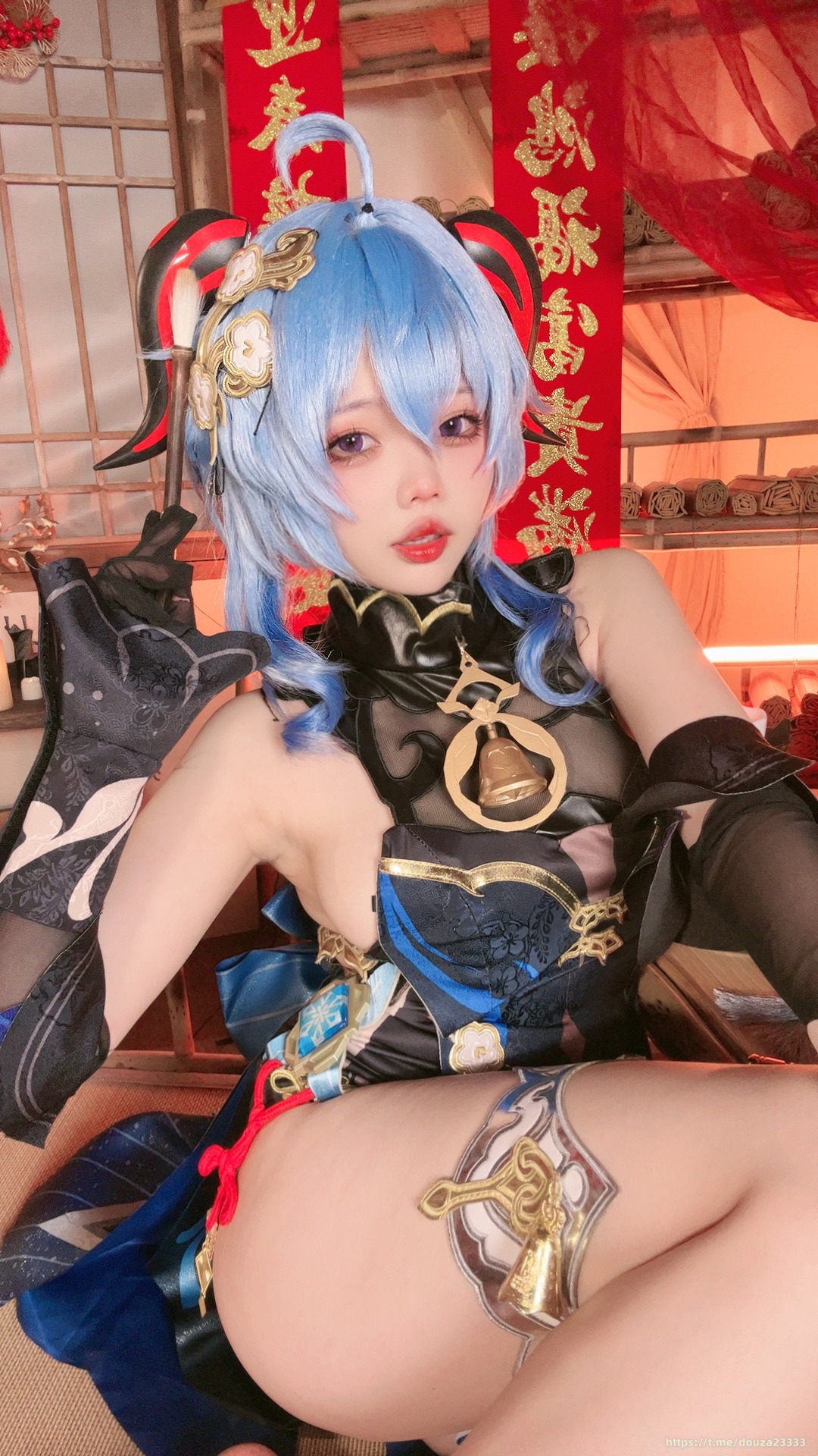 小瑶幺幺 甘雨单人自拍版（2月17打赏群资源）(7)