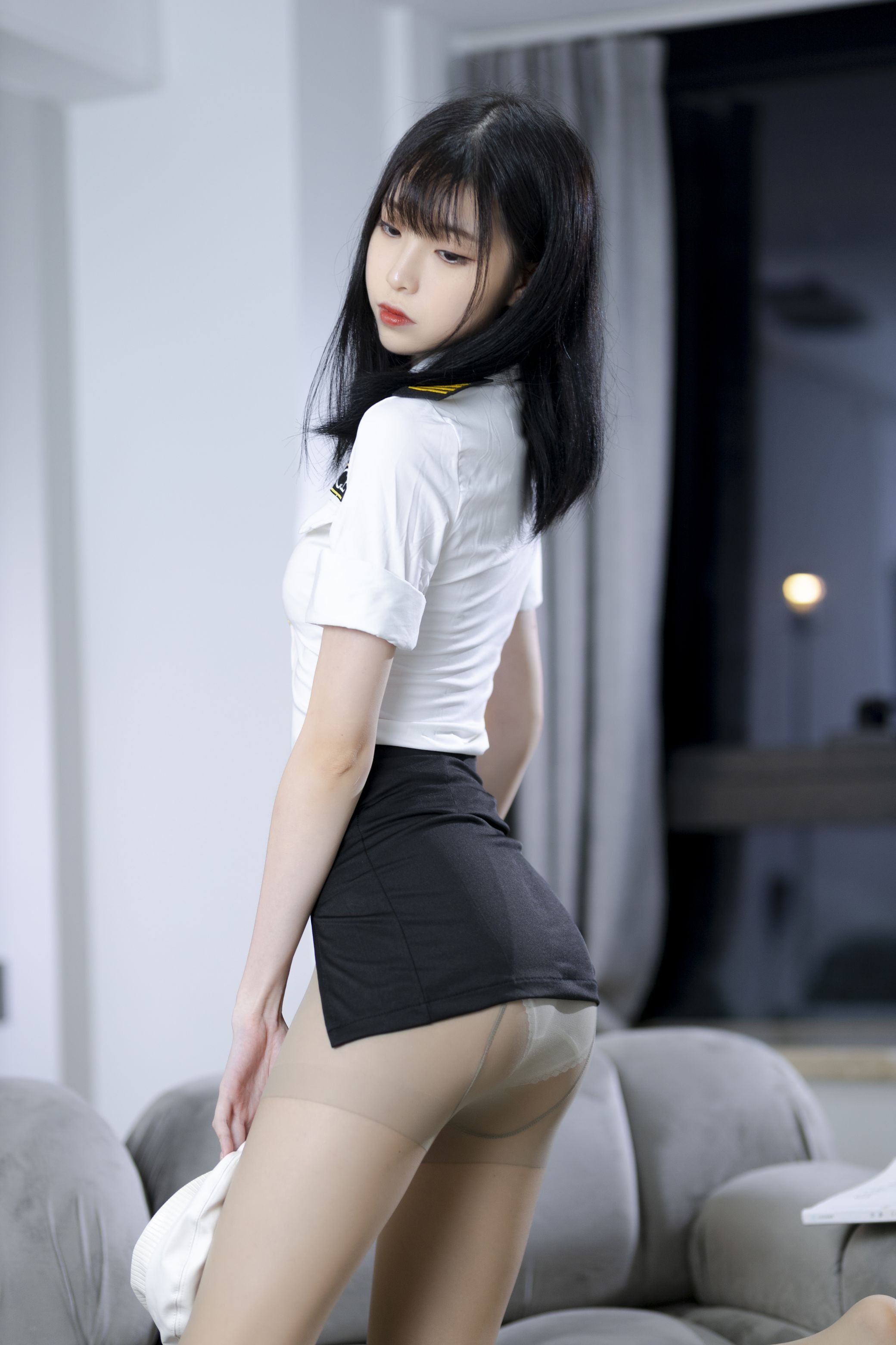 许岚LAN 灰丝制服 [40P-516MB](16)
