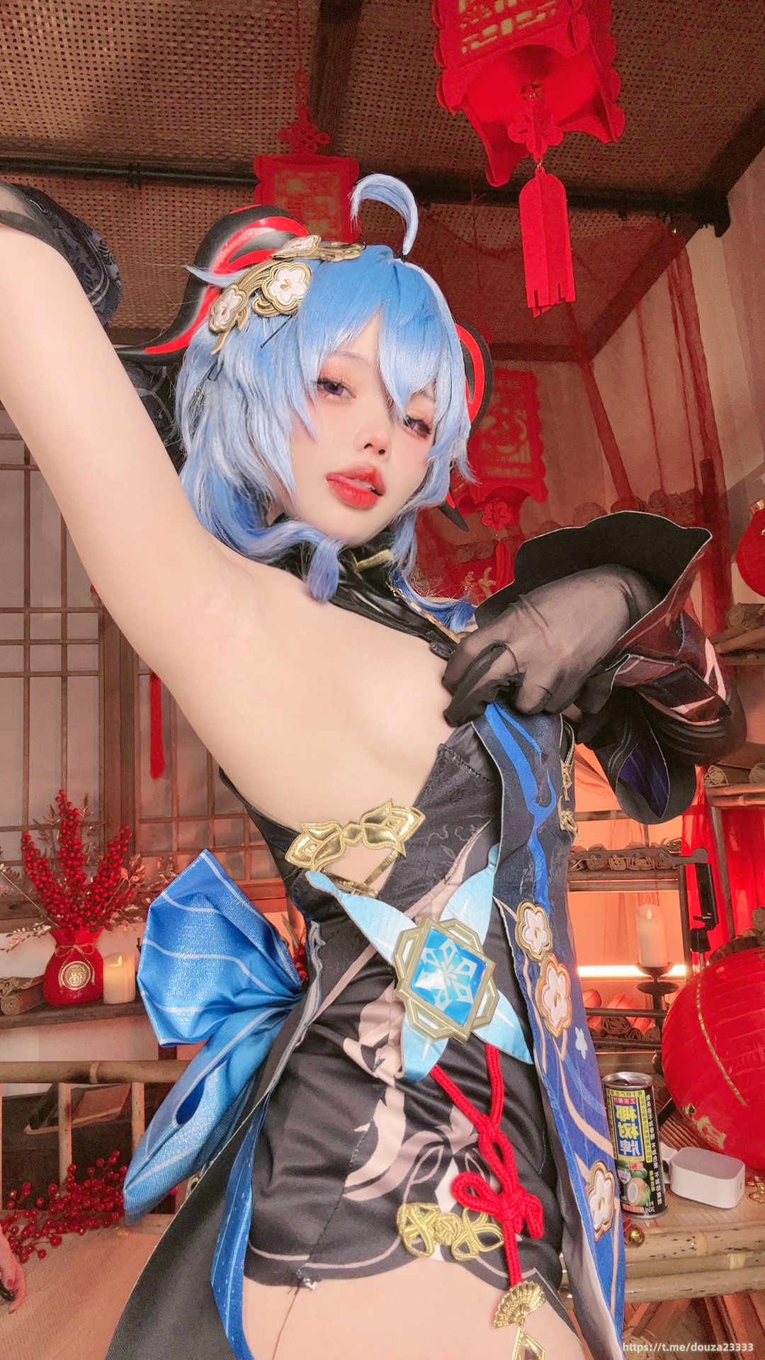 小瑶幺幺 甘雨单人自拍版（2月17打赏群资源）(15)