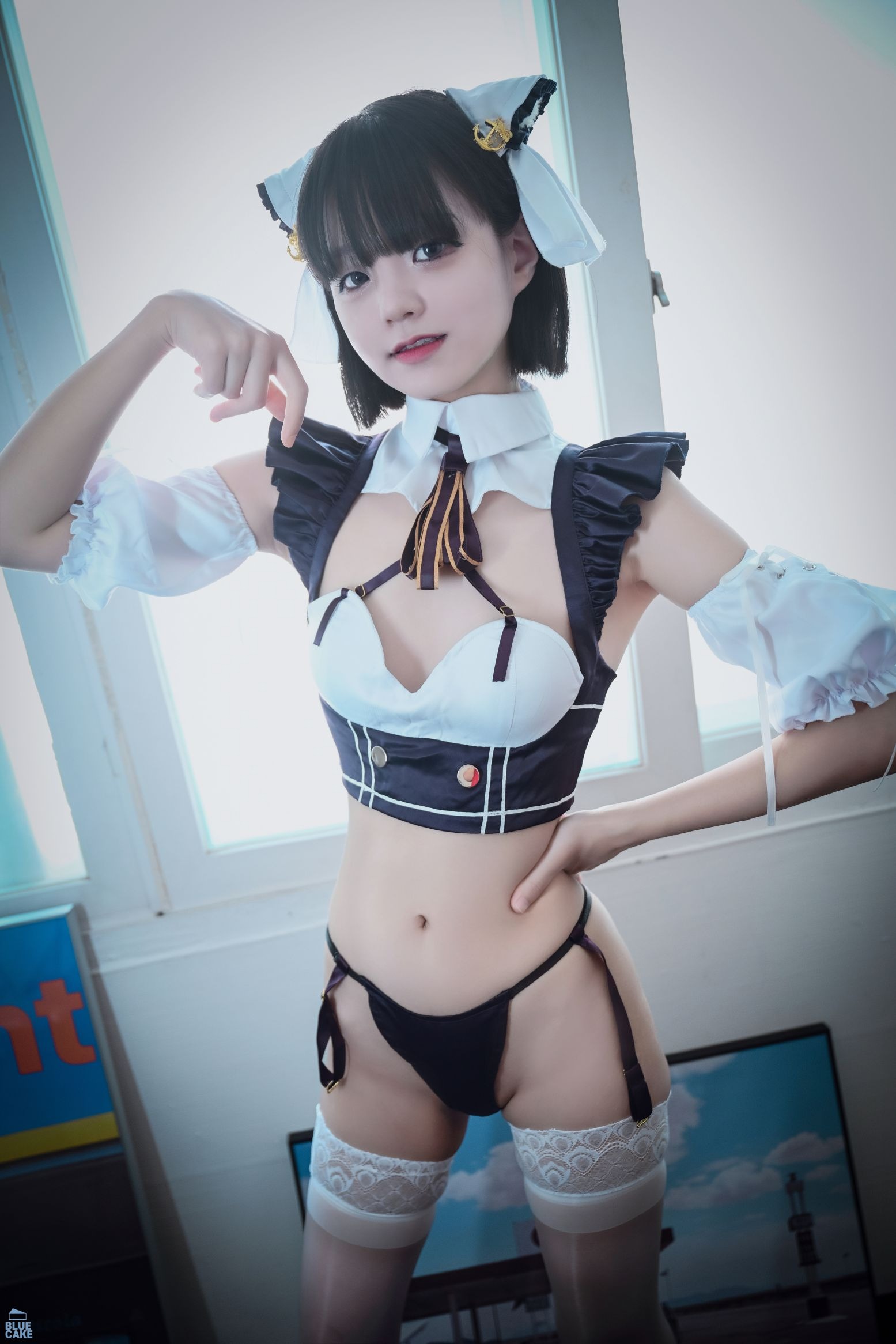 Bluecake -Jenny Maid Cosplay(7)