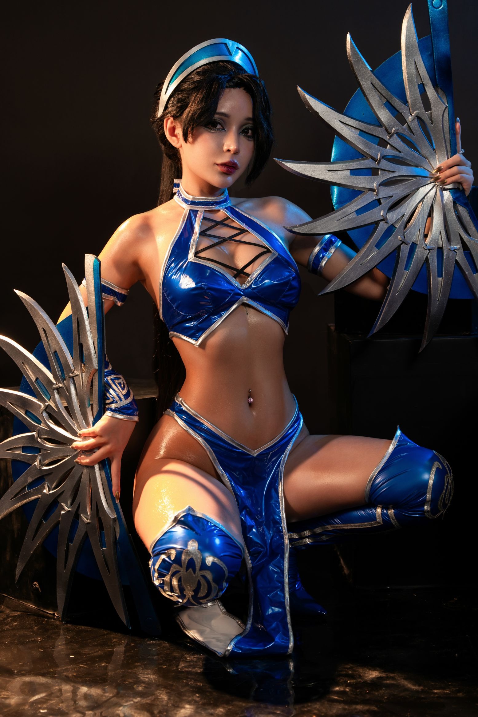 Umeko J cosplay Kitana - Mortal Kombat(80)