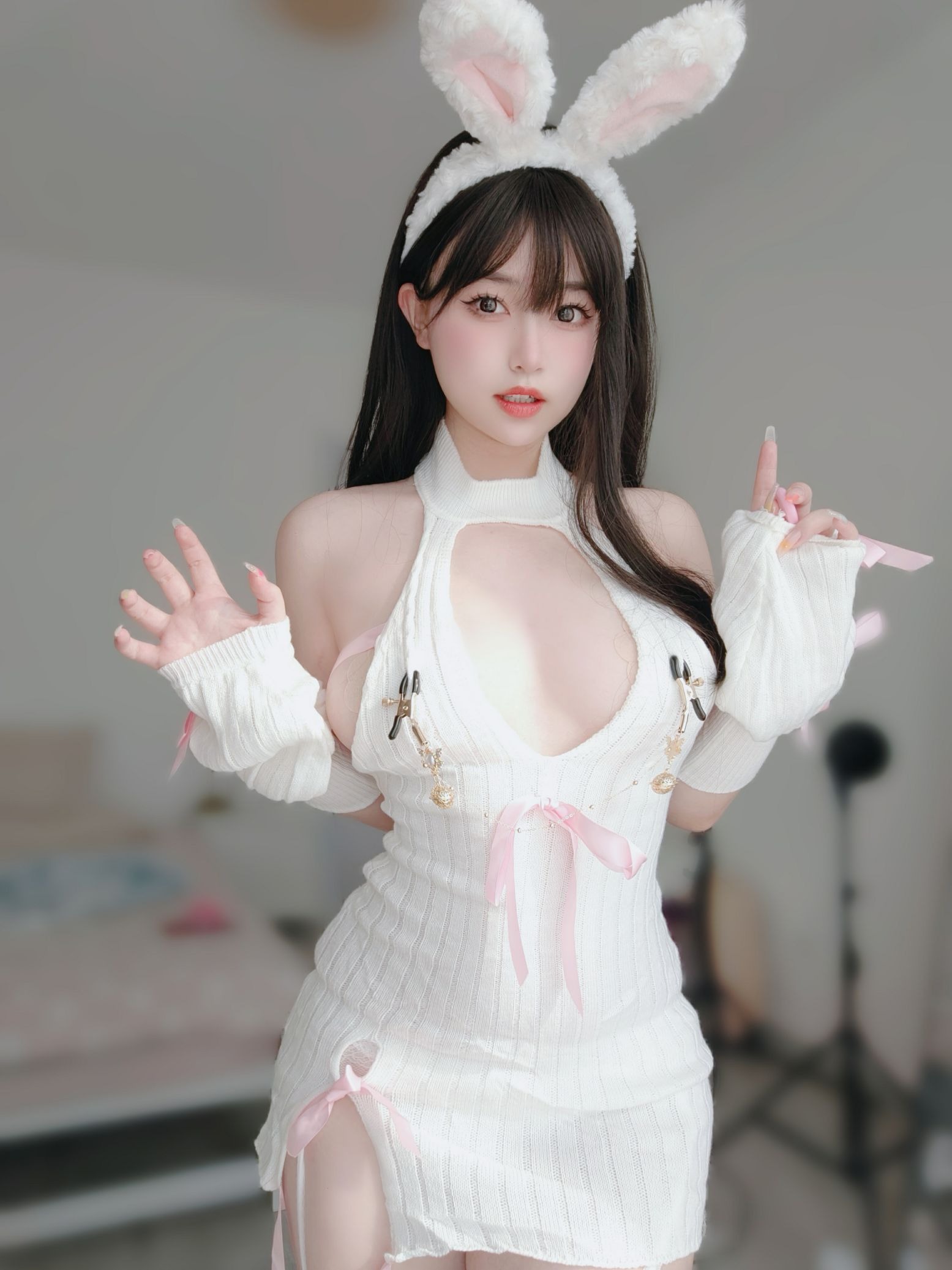 女主K 白丝兔女郎(16)