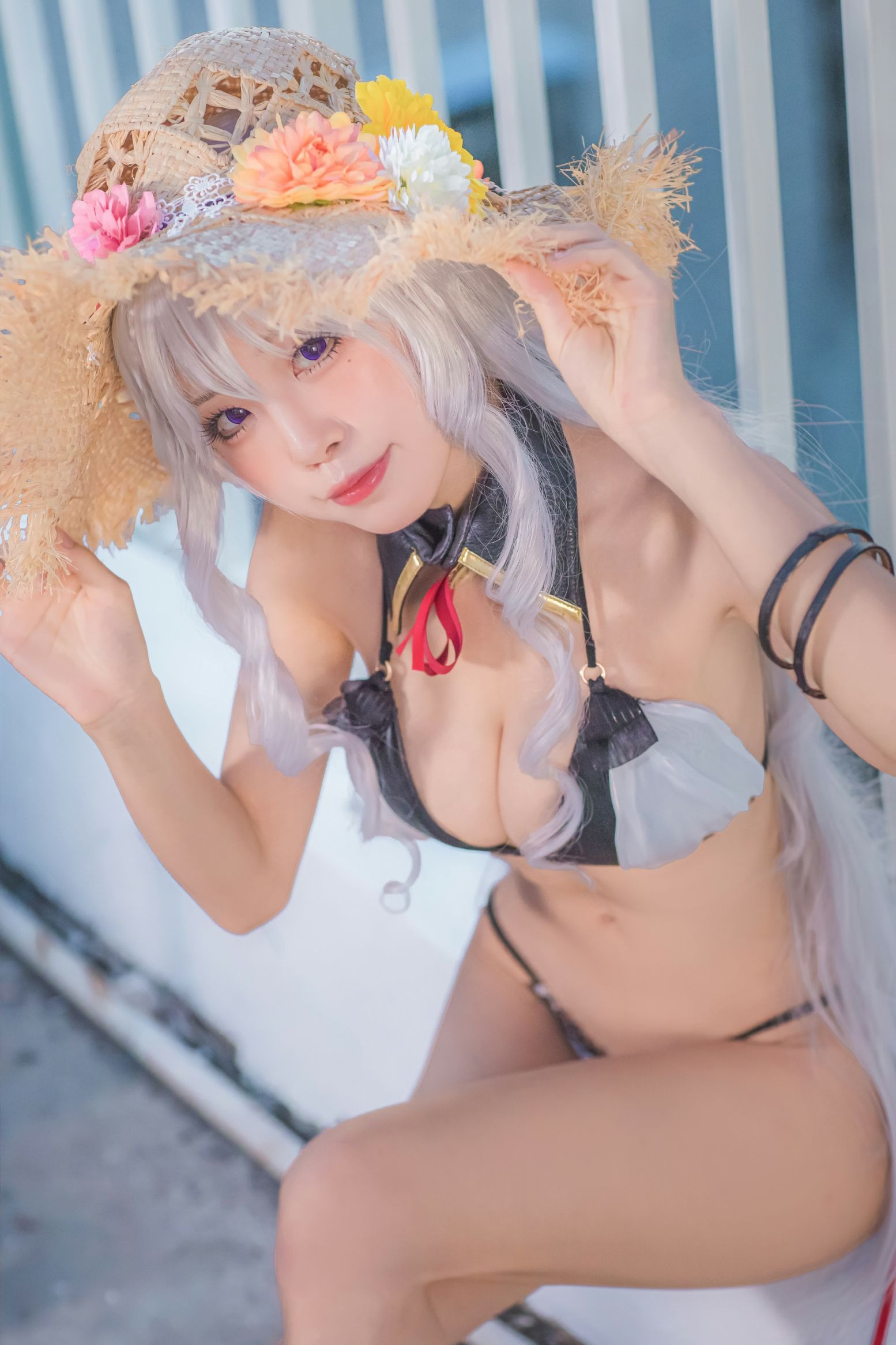 Aqua 水淼 - Algérie Swimsuit (Azur Lane)(23)