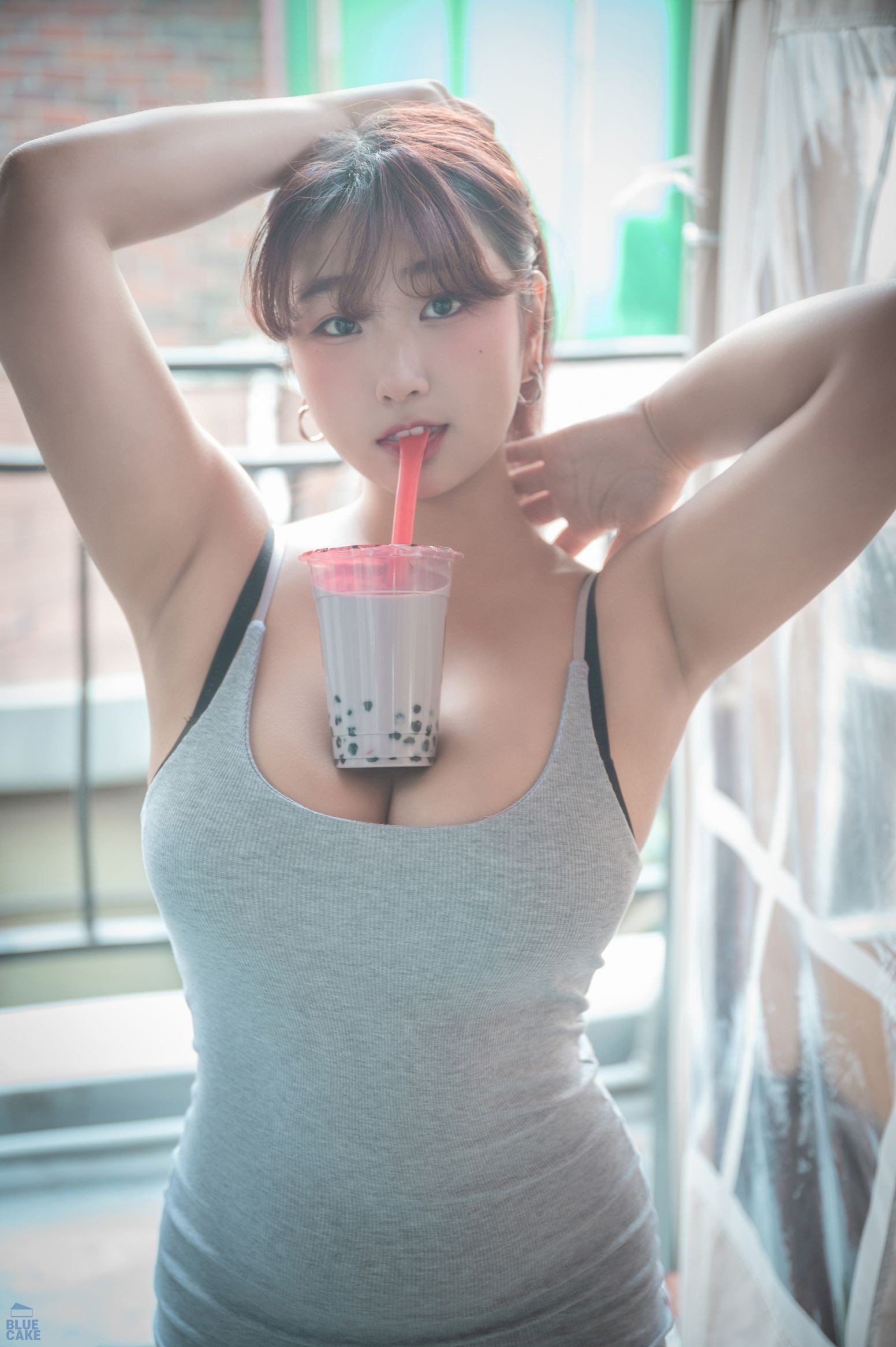 [BLUECAKE] Ggubbu - Bubble Tea Challenge(13)