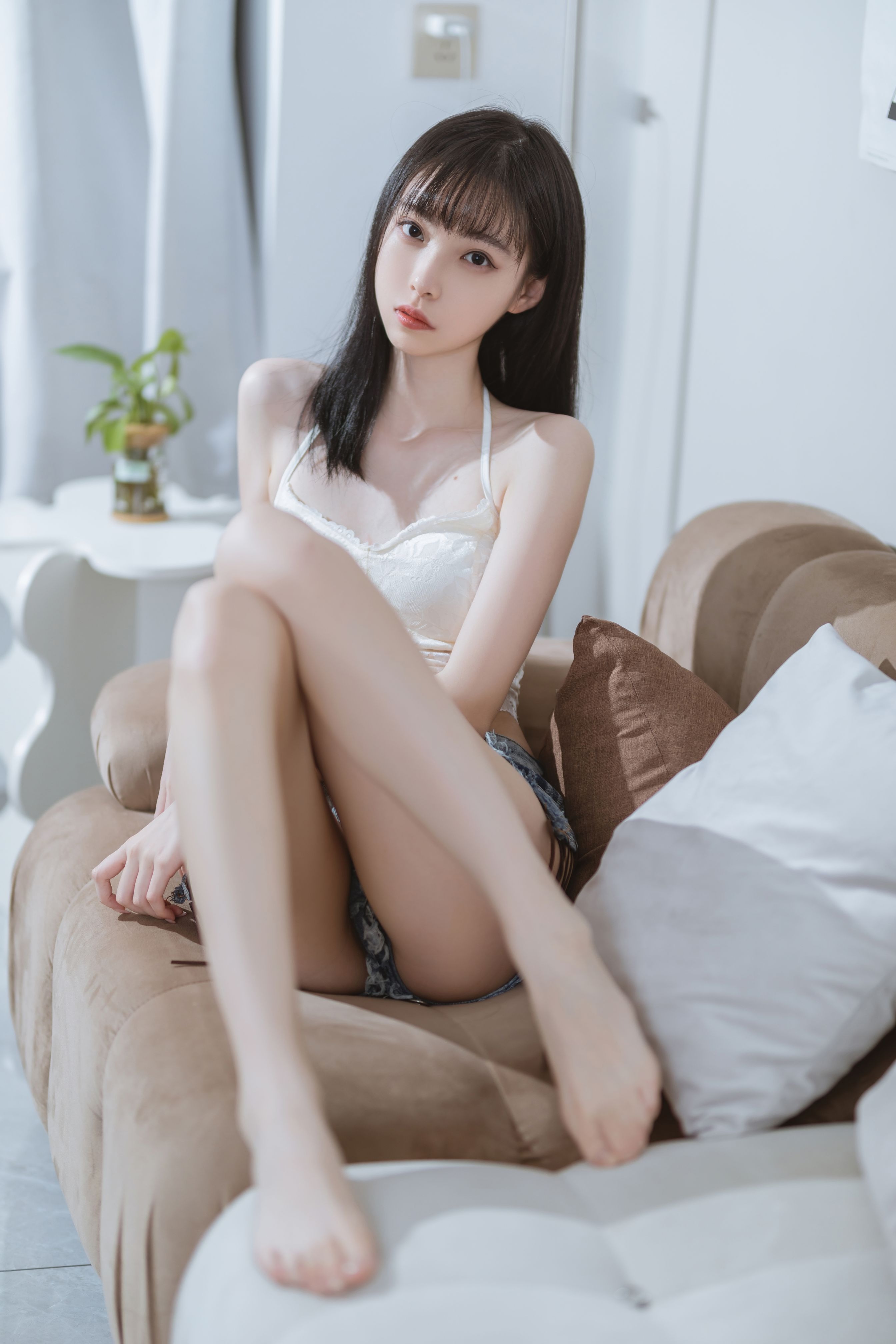 许岚 纯欲吊带(28)